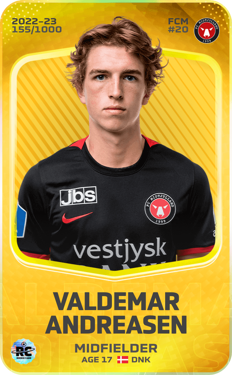 Valdemar Andreasen 2022-23 • Limited 155/1000