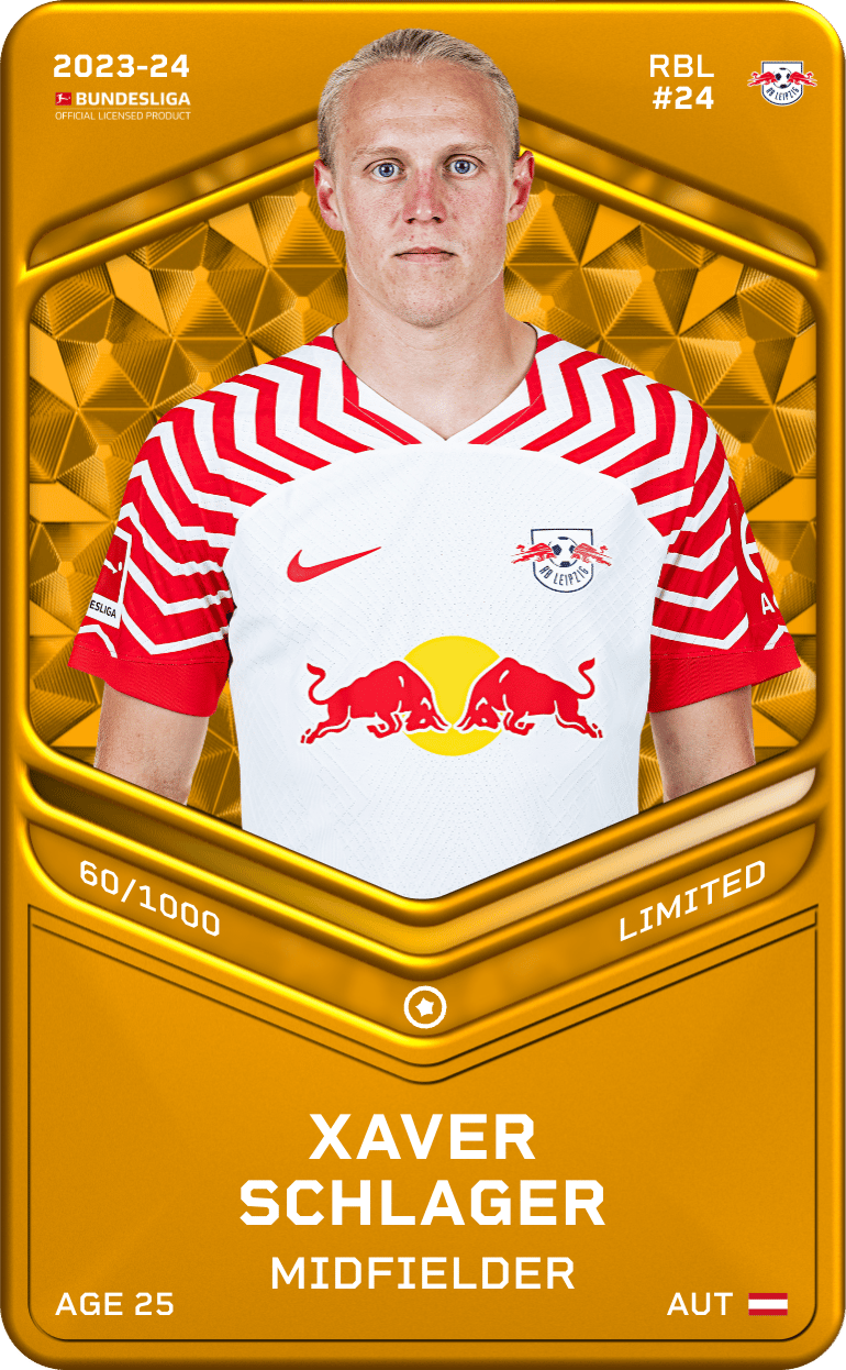 Xaver Schlager 2023-24 • Limited 60/1000
