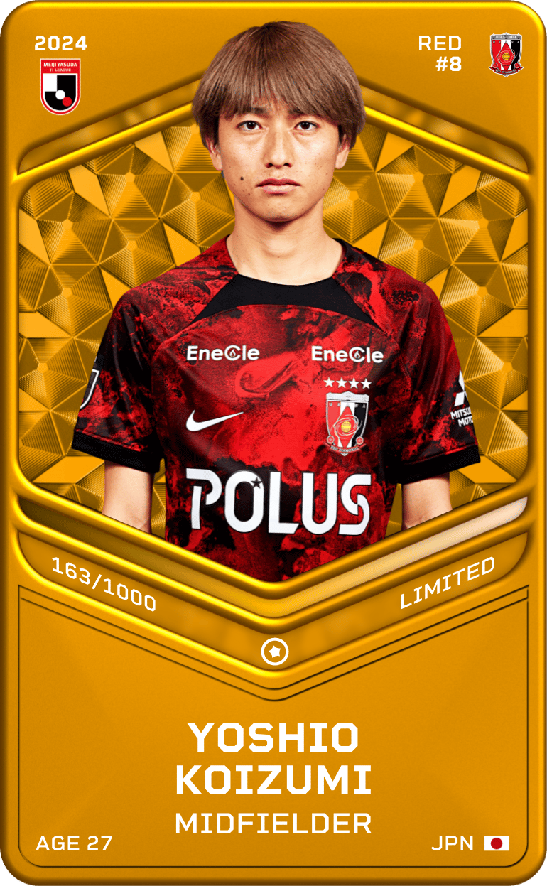 Yoshio Koizumi 2024-25 • Limited 163/1000