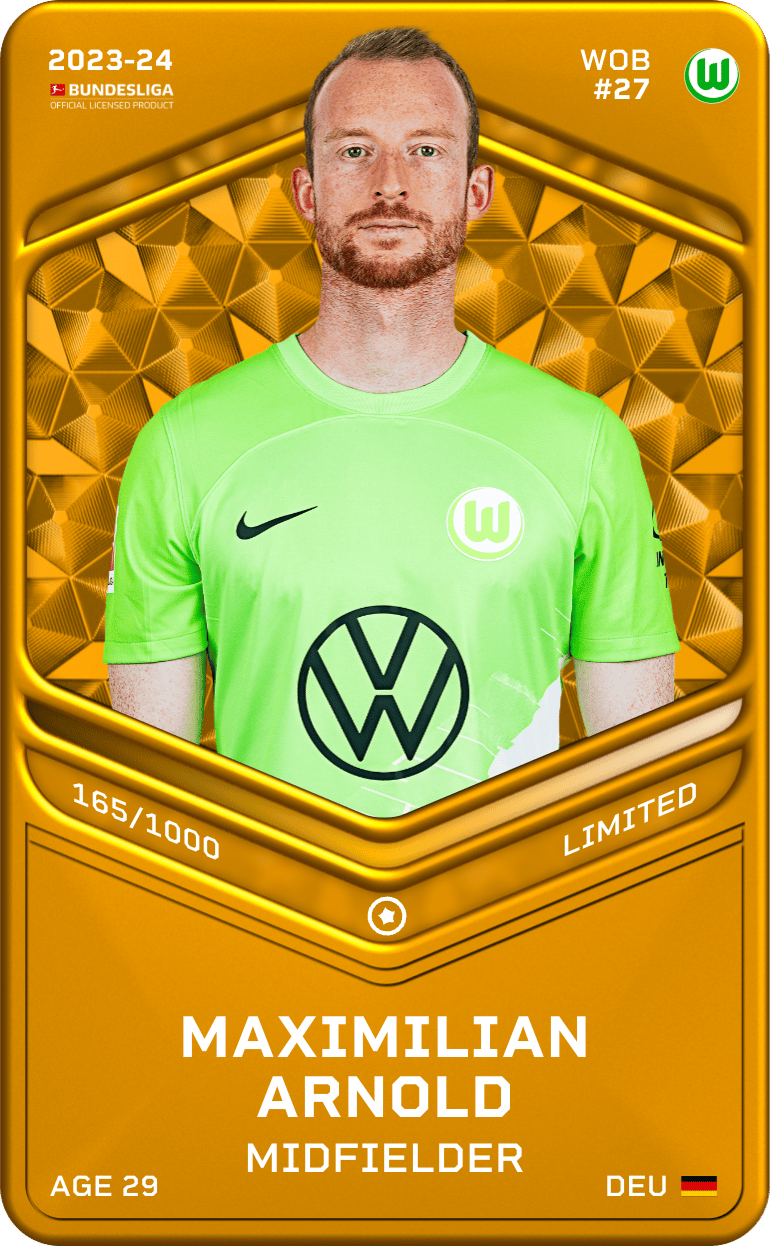 Maximilian Arnold 2023-24 • Limited 165/1000