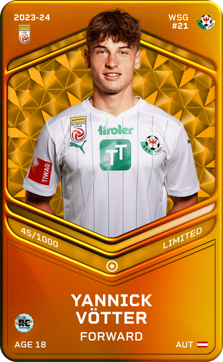 Yannick Vötter 2023-24 • Limited 45/1000