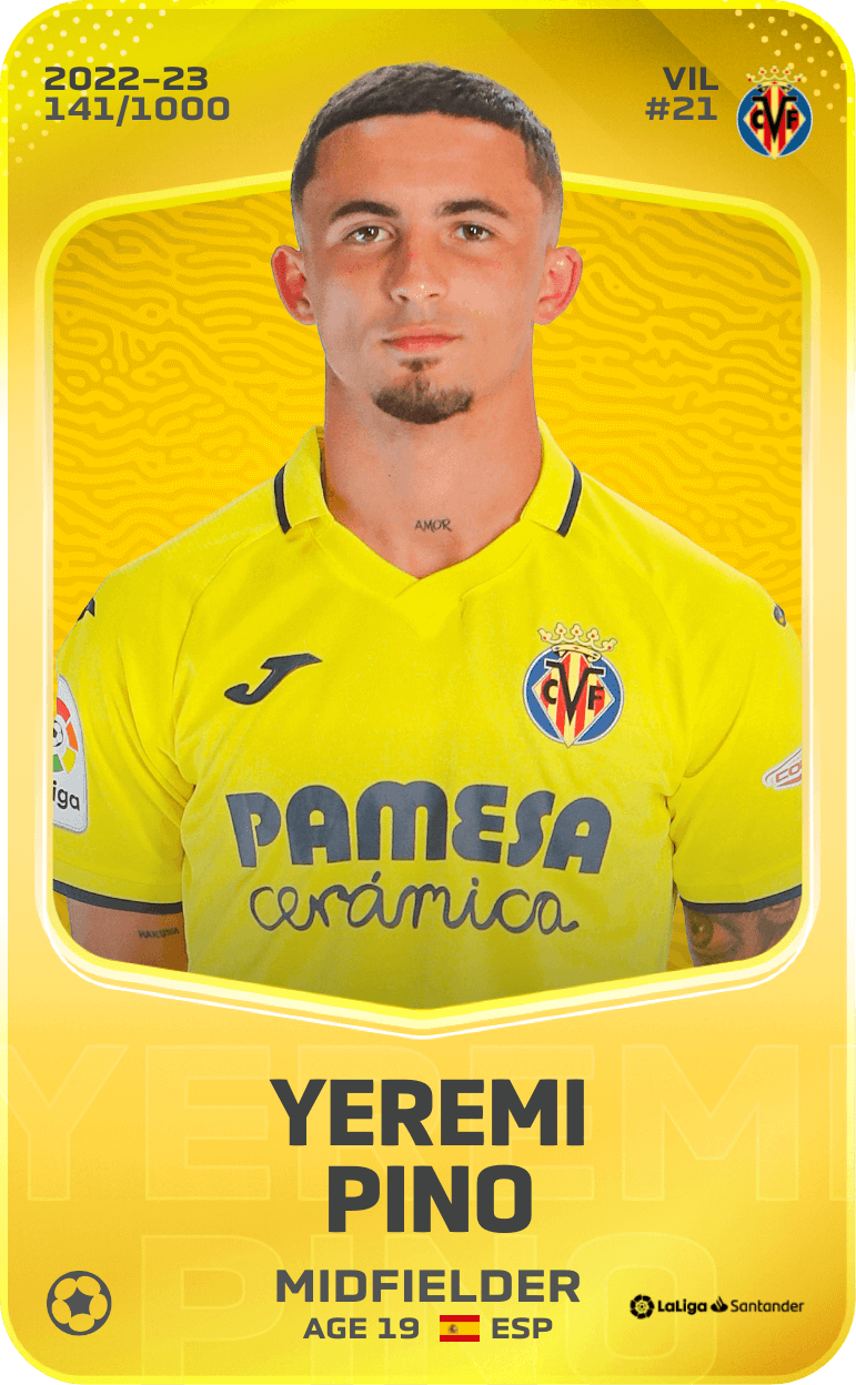 Yeremi Pino 2022-23 • Limited 141/1000