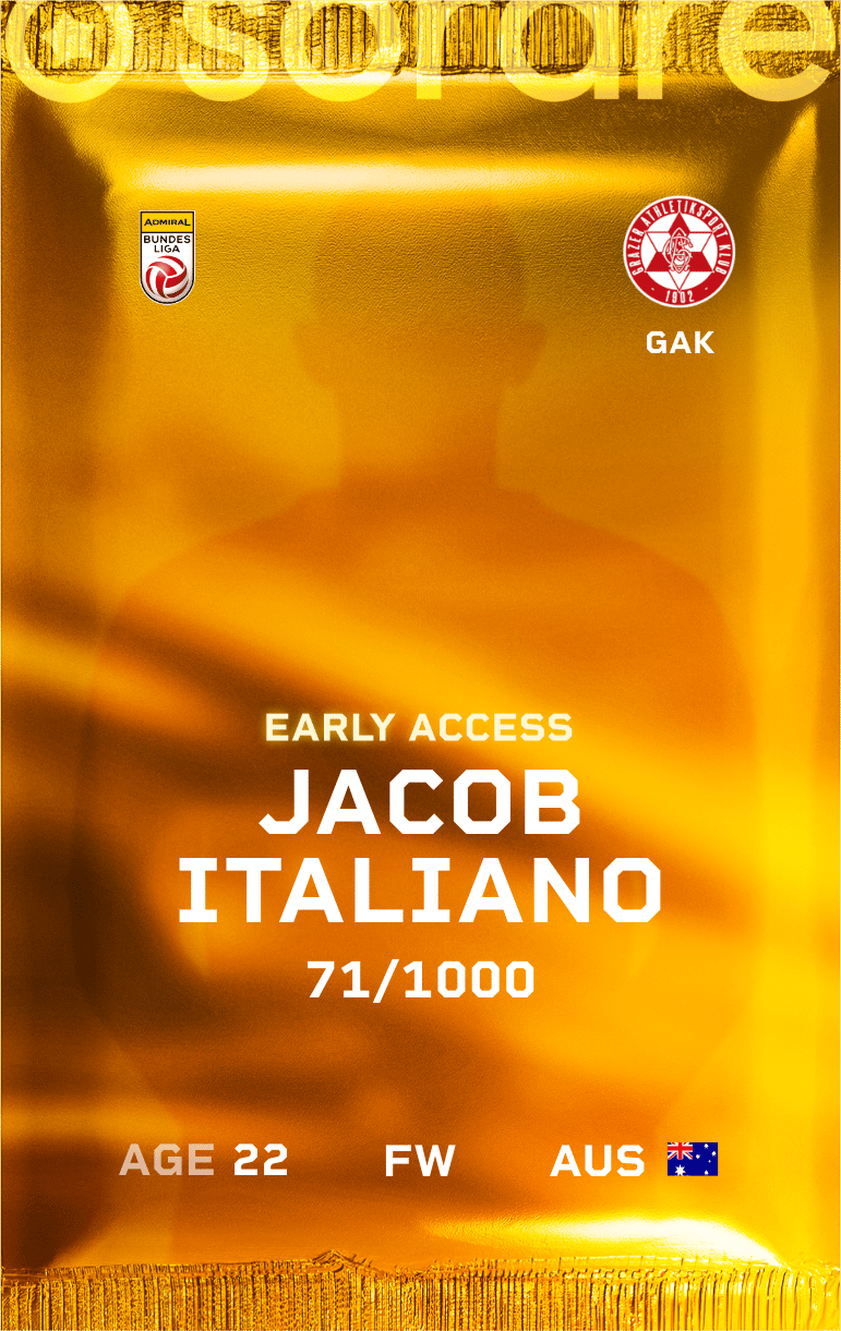Jacob Italiano 2024-25 • Limited 71/1000