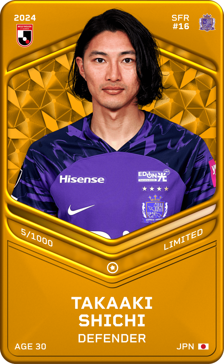 Takaaki Shichi 2024-25 • Limited 5/1000