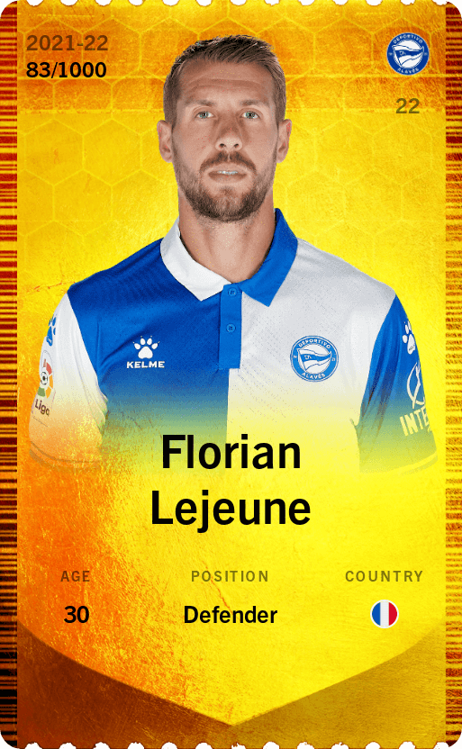 Florian Lejeune 2021-22 • Limited 83/1000