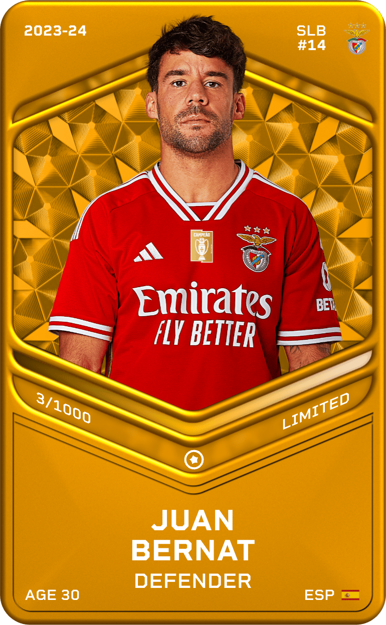 Juan Bernat 2023-24 • Limited 3/1000