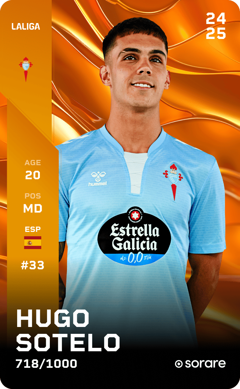 Hugo Sotelo 2024-25 • Limited 718/1000