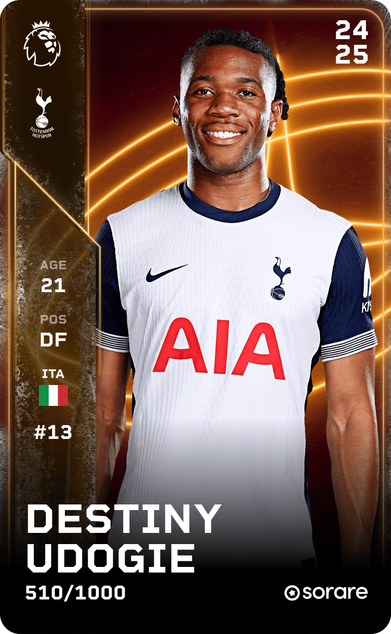 Destiny Udogie 2024-25 • Limited 510/1000