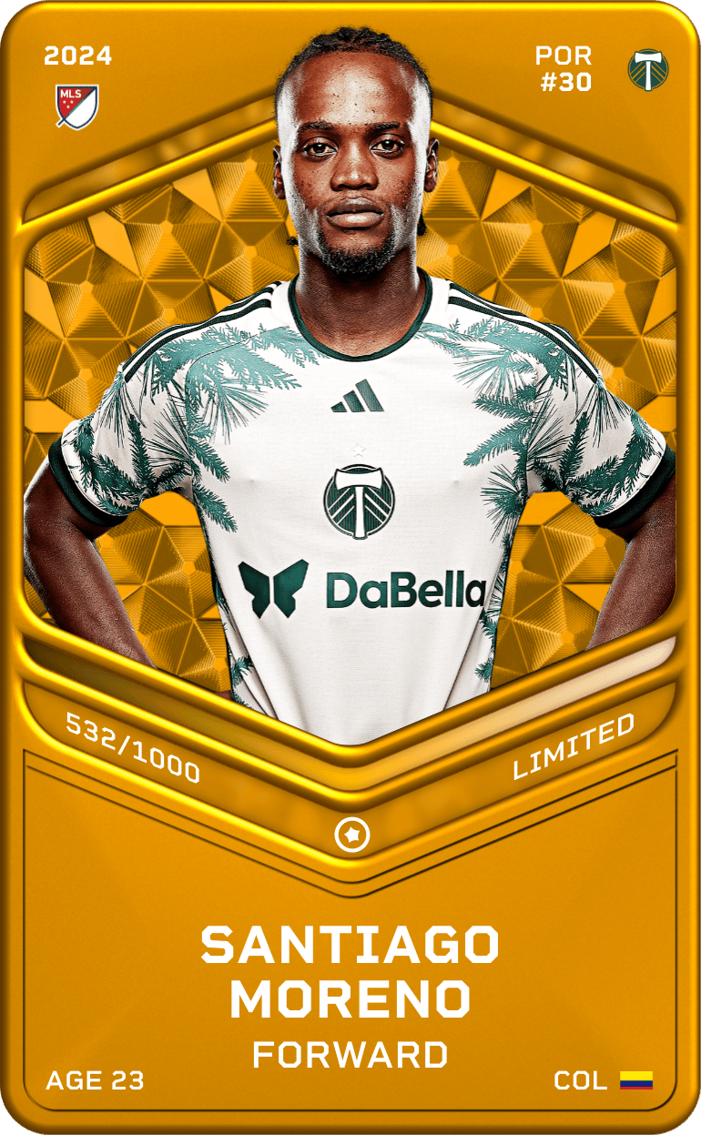 Santiago Moreno 2024-25 • Limited 532/1000