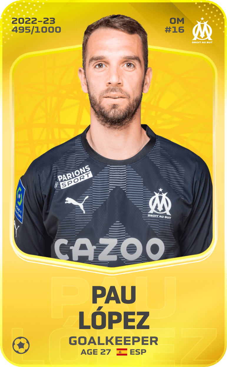 Pau López 2022-23 • Limited 495/1000