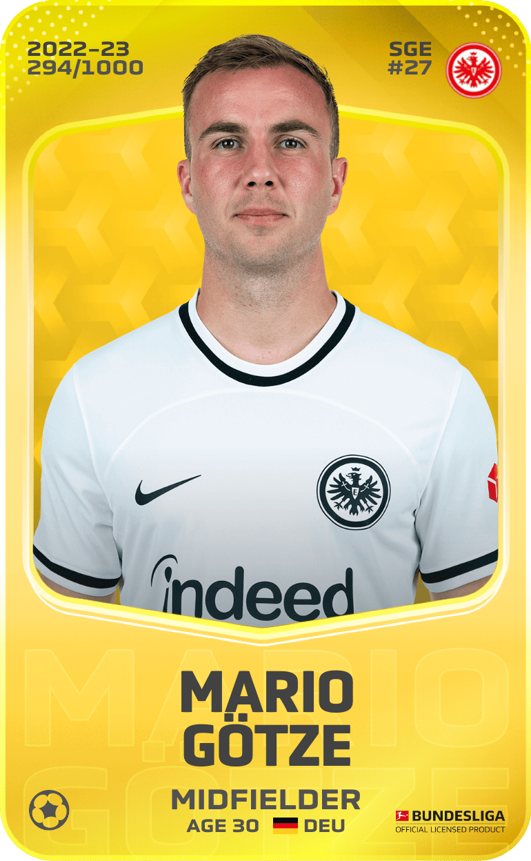 Mario Götze 2022-23 • Limited 294/1000