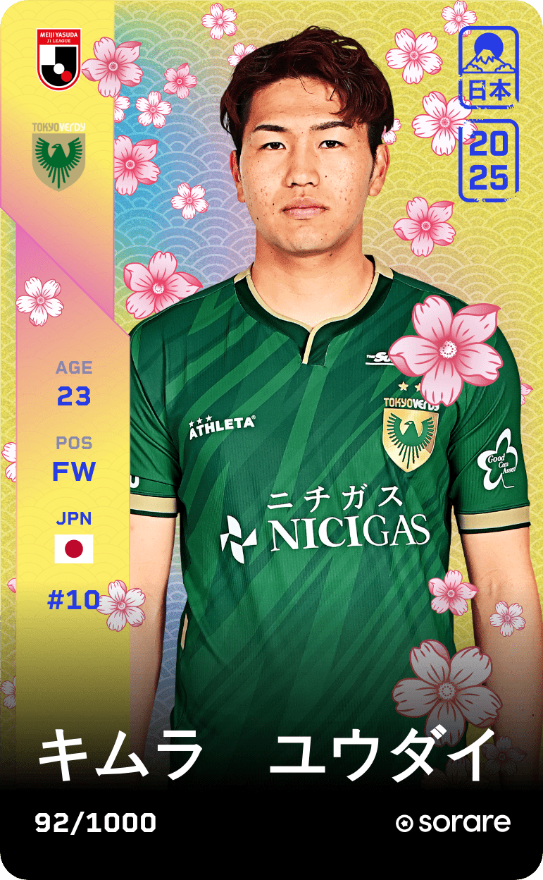 Yudai Kimura 2025-26 • Limited 92/1000