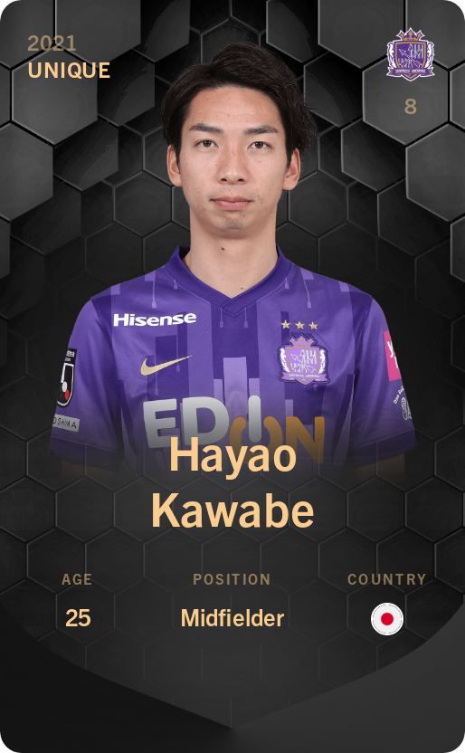 Sorare - Sorare Official - Hayao Kawabe 2021-22 • Unique - NFT # 56519902550136391207199216190611720646939378892768229821570179739195561258547