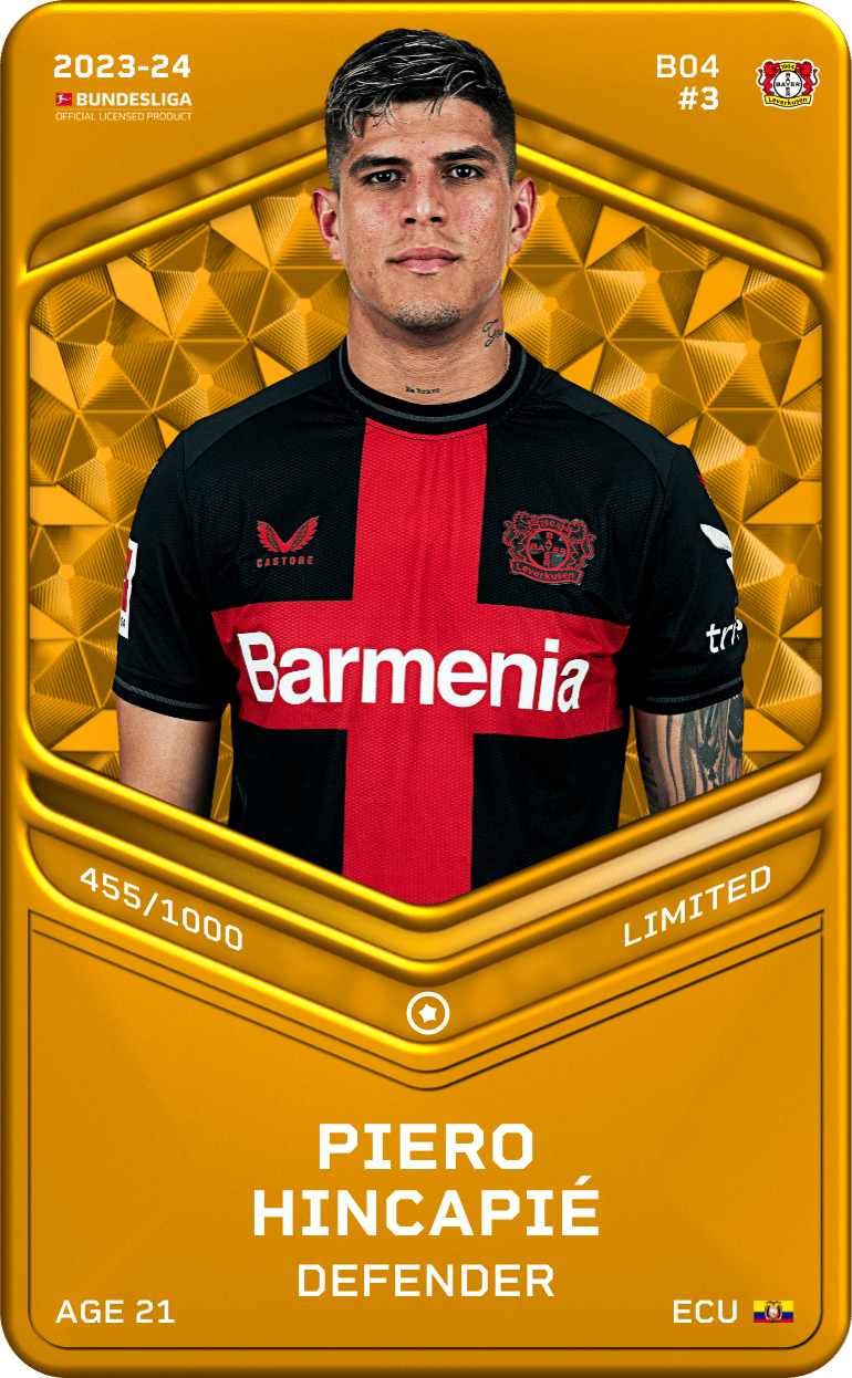 Piero Hincapié 2023-24 • Limited 455/1000