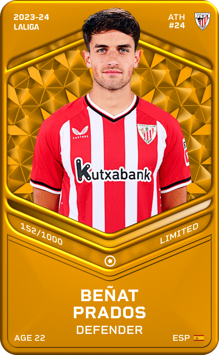 Beñat Prados 2023-24 • Limited 152/1000
