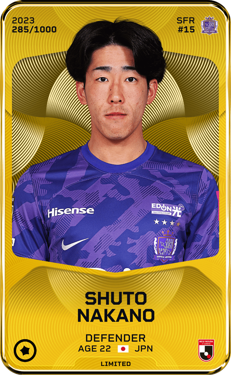 Shuto Nakano 2023-24 • Limited 285/1000