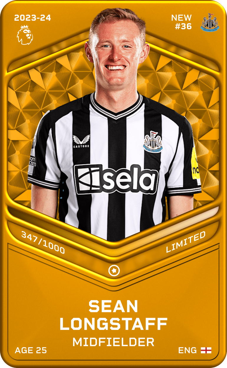 Sean Longstaff 2023-24 • Limited 347/1000