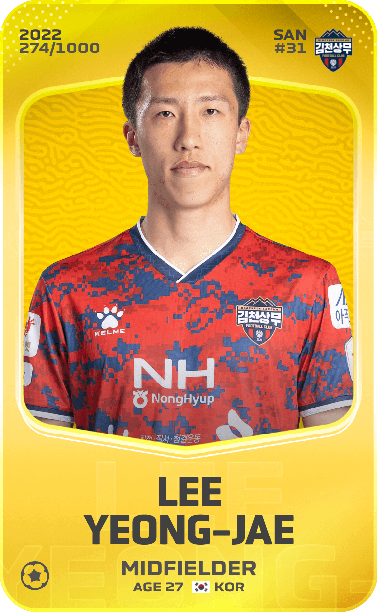 Lee Yeong-Jae 2022-23 • Limited 274/1000