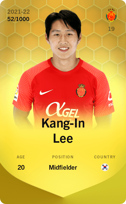Kang-In Lee 2021-22 • Limited 52/1000