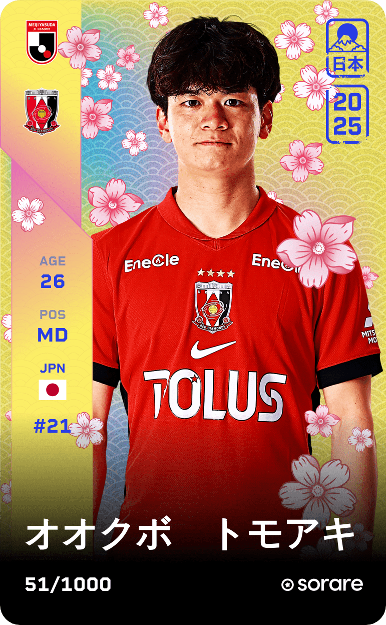 Tomoaki Okubo 2025-26 • Limited 51/1000