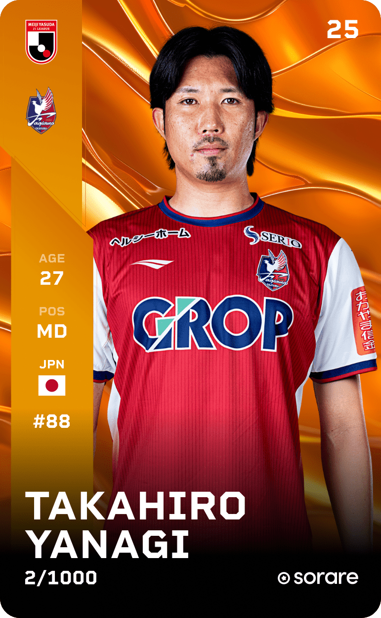 Takahiro Yanagi 2025-26 • Limited 2/1000