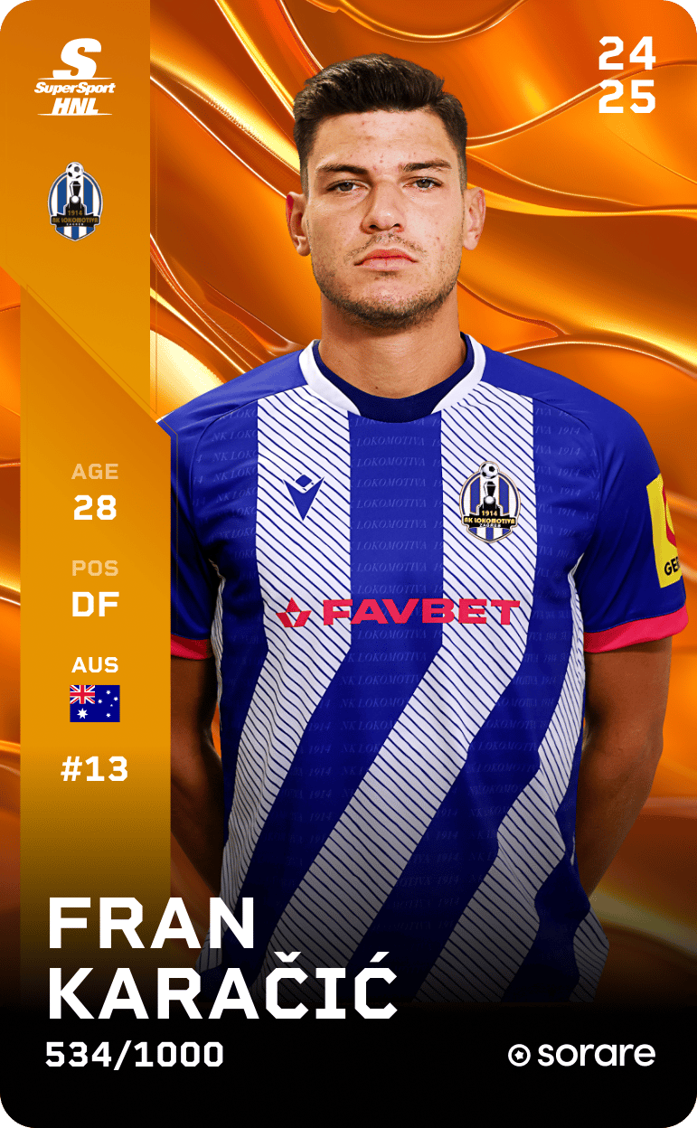 Fran Karačić 2024-25 • Limited 534/1000