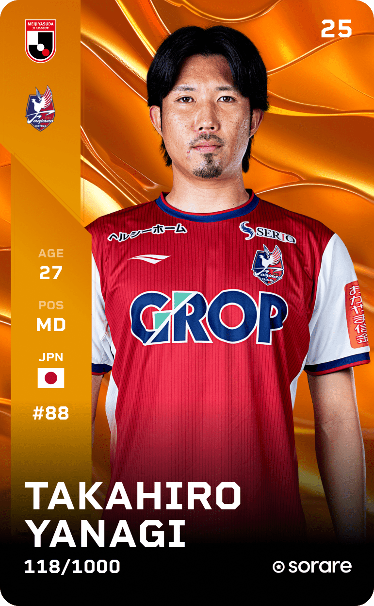 Takahiro Yanagi 2025-26 • Limited 118/1000