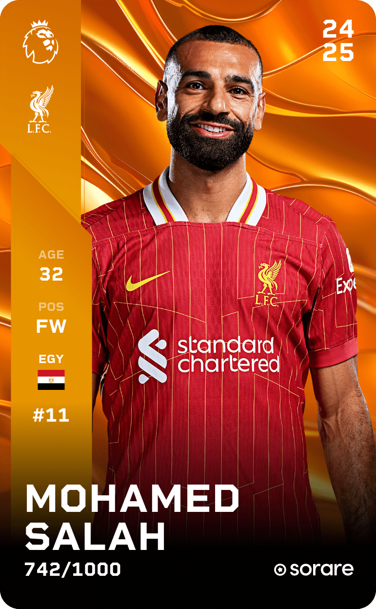 Mohamed Salah 2024-25 • Limited 742/1000