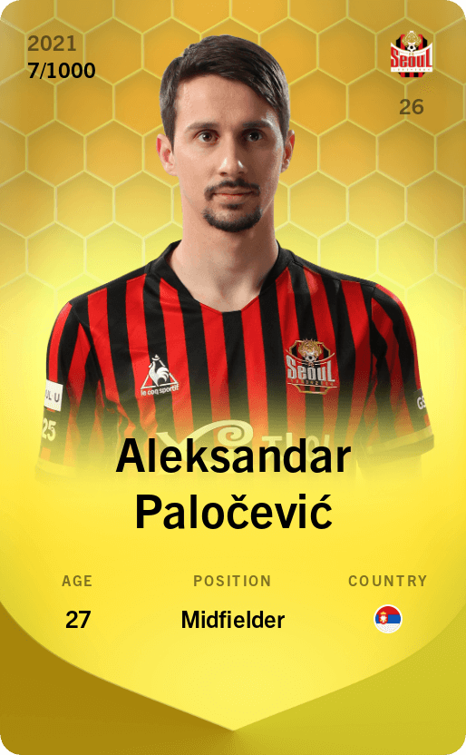 Aleksandar Paločević 2021-22 • Limited 7/1000