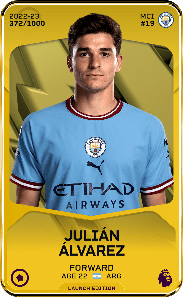 Julián Álvarez 2022-23 • Limited 372/1000