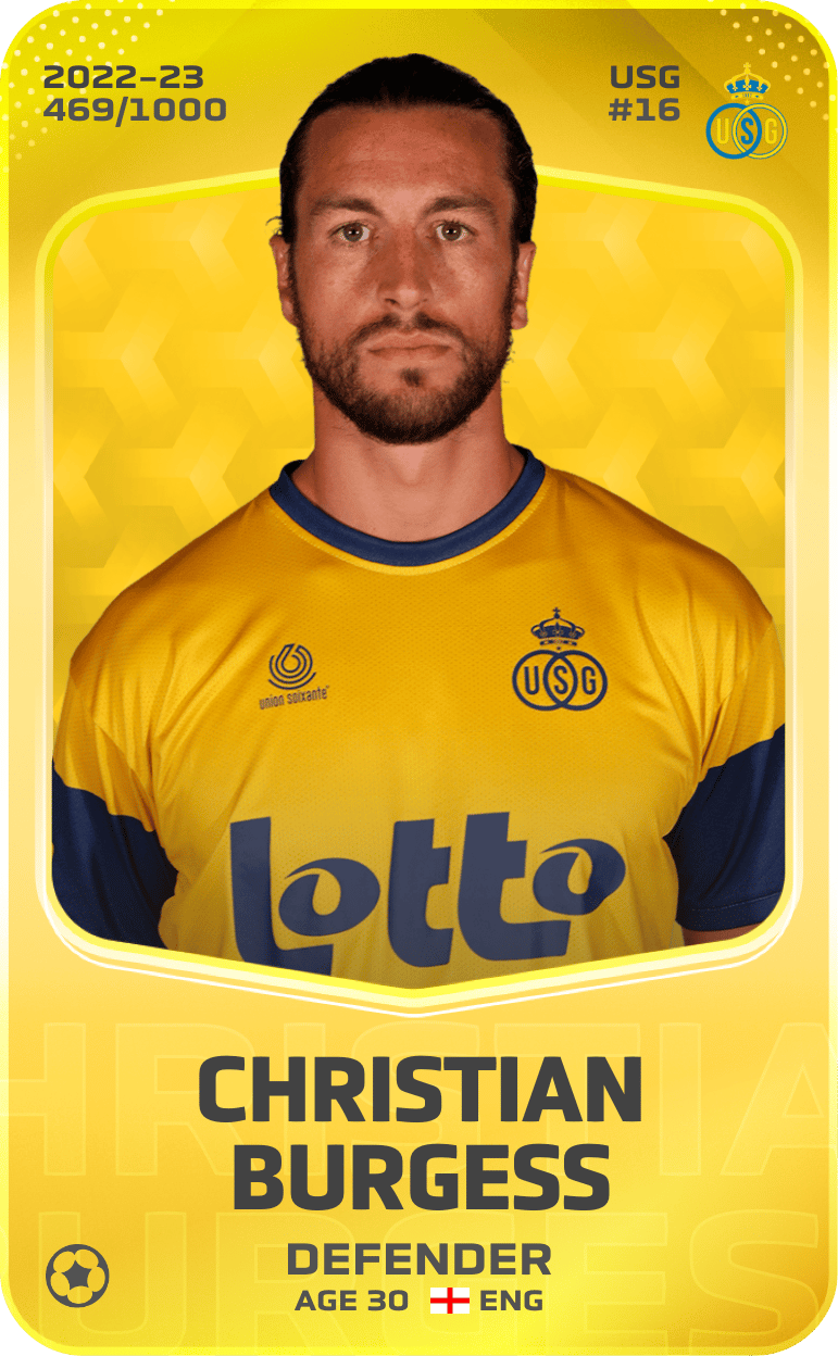 Christian Burgess 2022-23 • Limited 469/1000