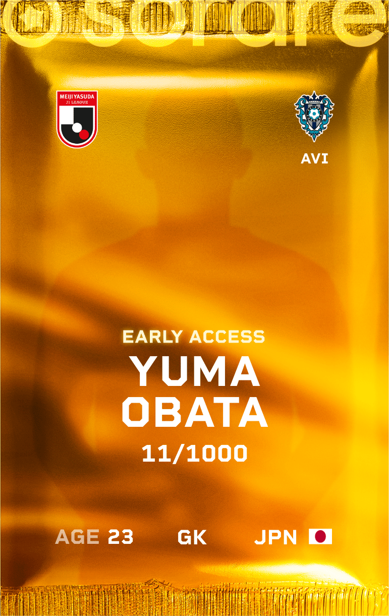 Yuma Obata 2025-26 • Limited 11/1000
