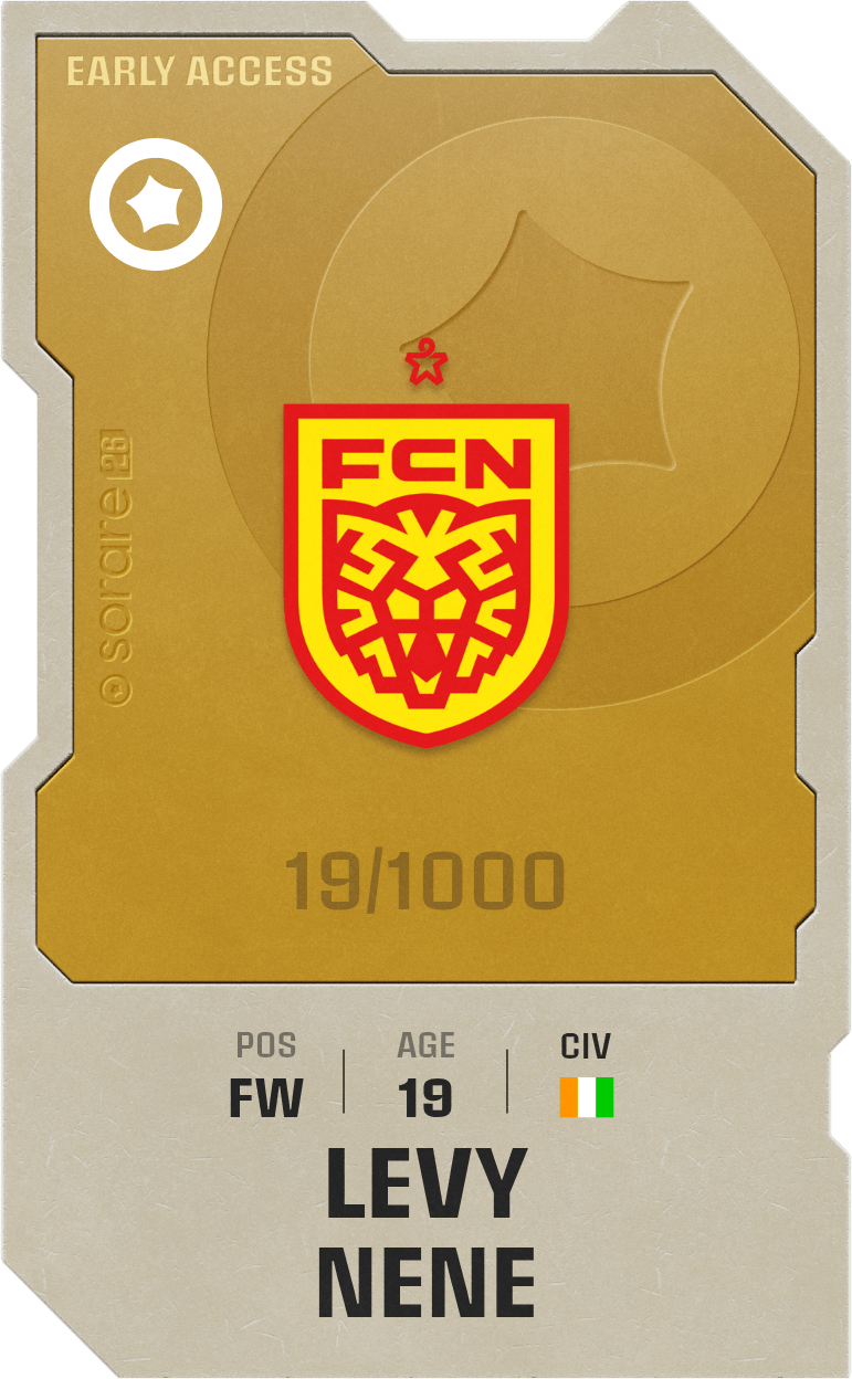 Levy Nene 2025-26 • Limited 19/1000
