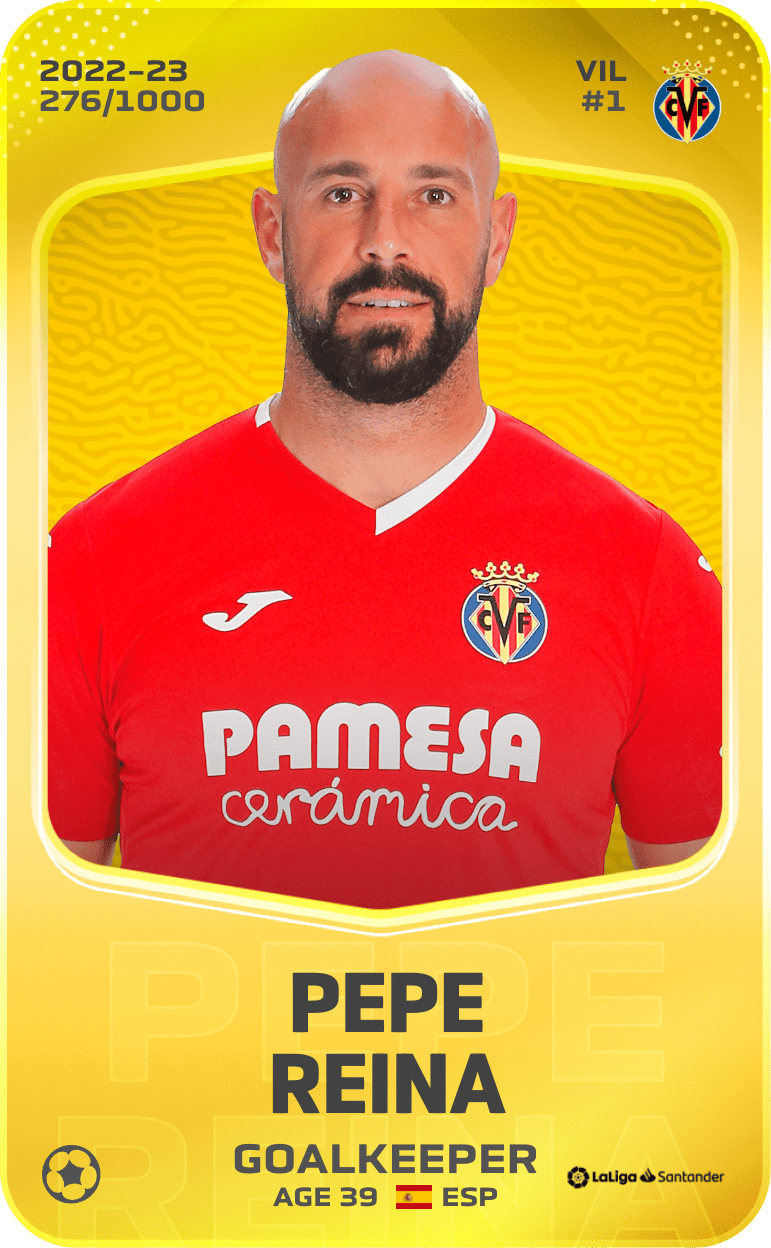 Pepe Reina 2022-23 • Limited 276/1000
