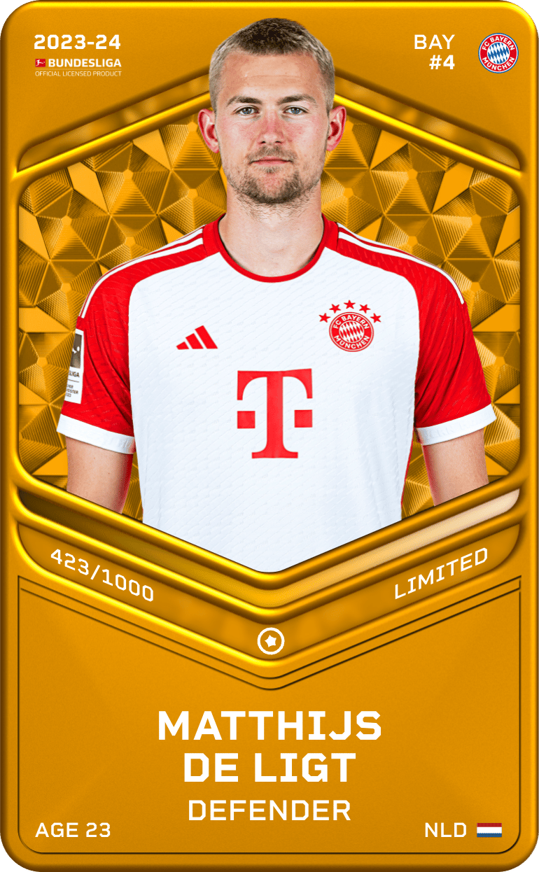 Matthijs de Ligt 2023-24 • Limited 423/1000