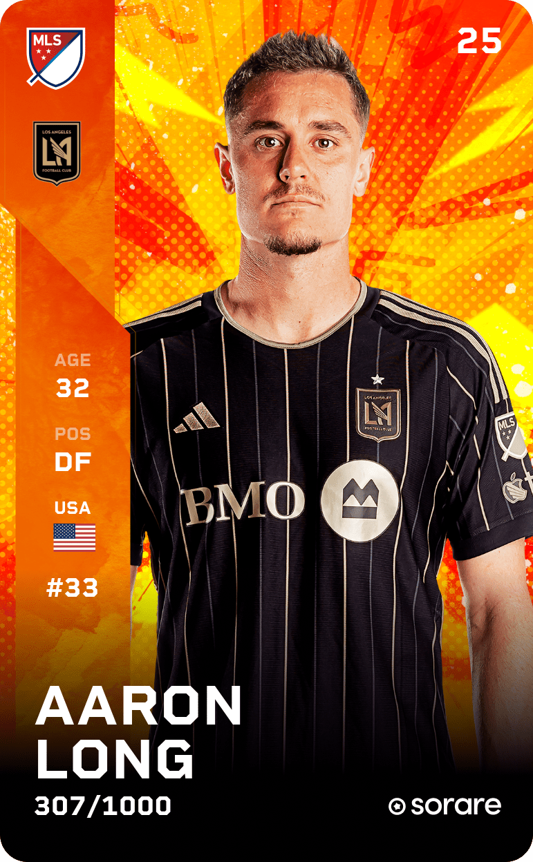Aaron Long 2025-26 • Limited 307/1000