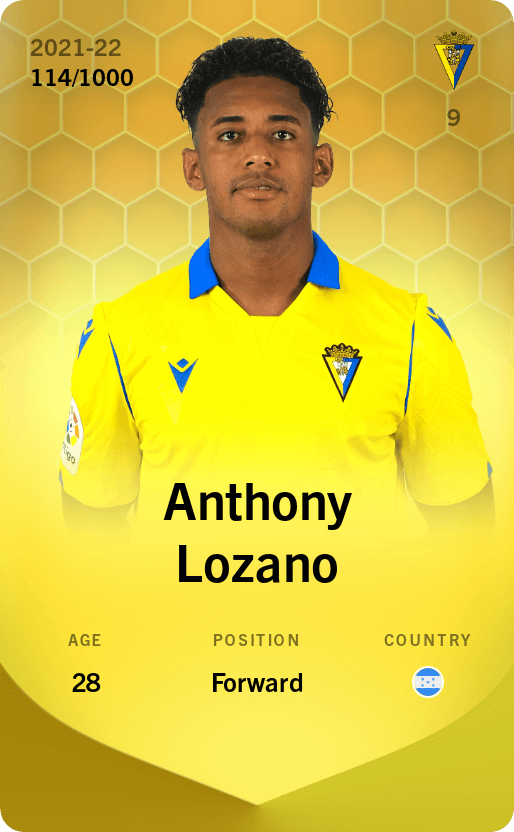 Anthony Lozano 2021-22 • Limited 114/1000