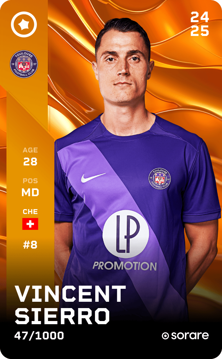 Vincent Sierro 2024-25 • Limited 47/1000