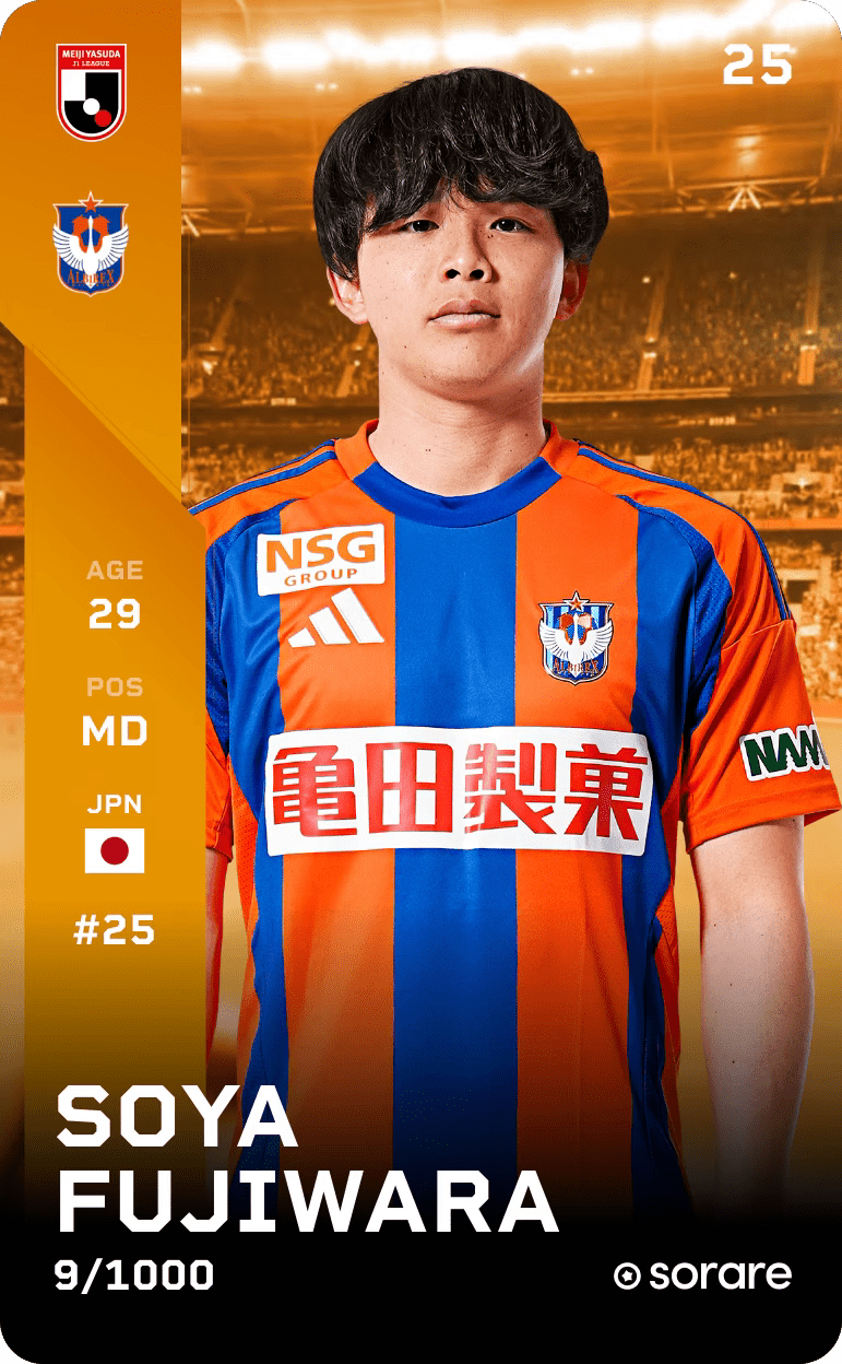 Soya Fujiwara 2025-26 • Limited 9/1000