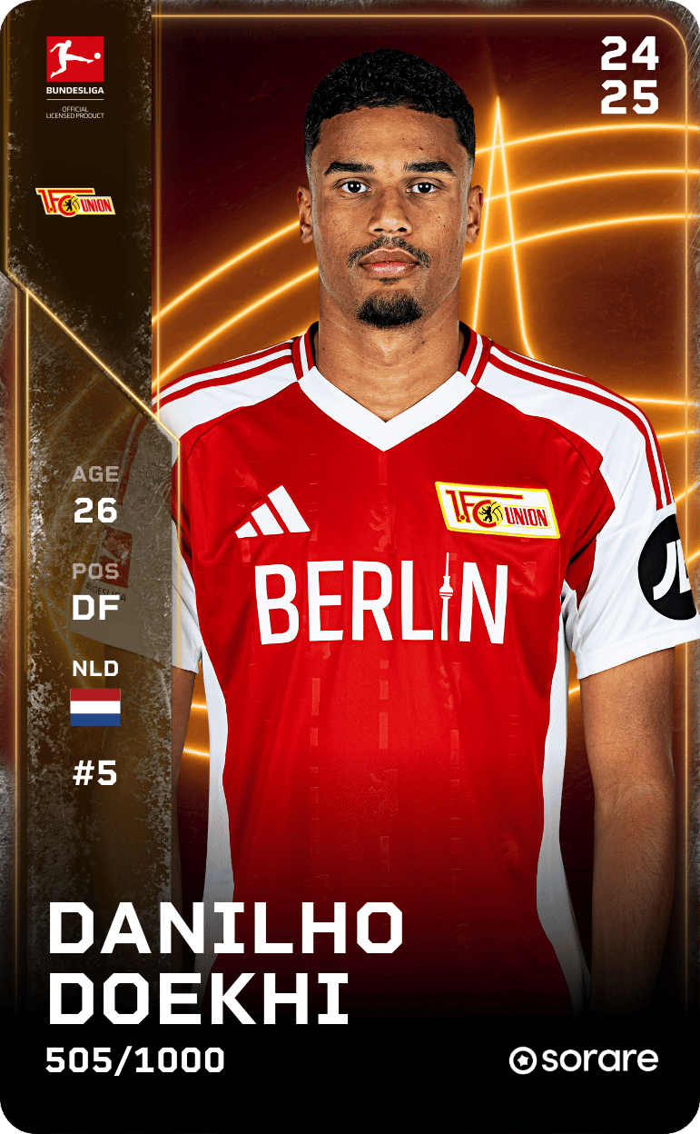 Danilho Doekhi 2024-25 • Limited 505/1000