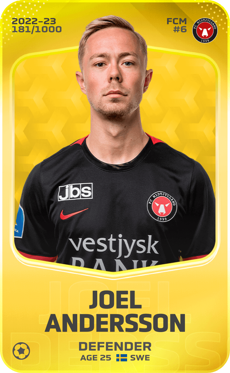 Joel Andersson 2022-23 • Limited 181/1000