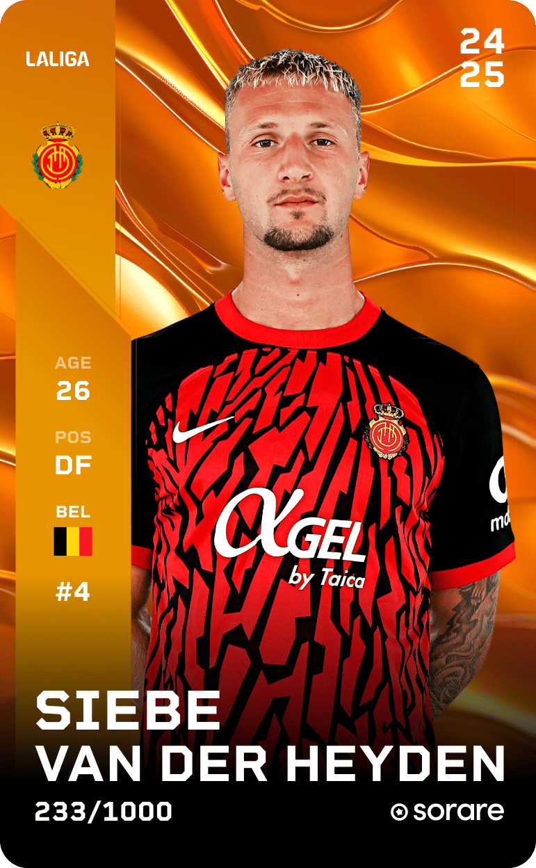 Siebe Van der Heyden 2024-25 • Limited 233/1000