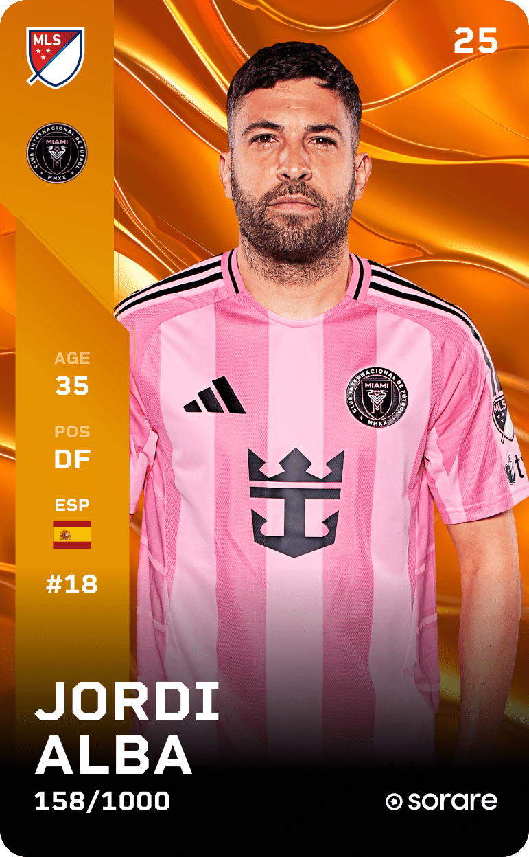 Jordi Alba 2025-26 • Limited 158/1000