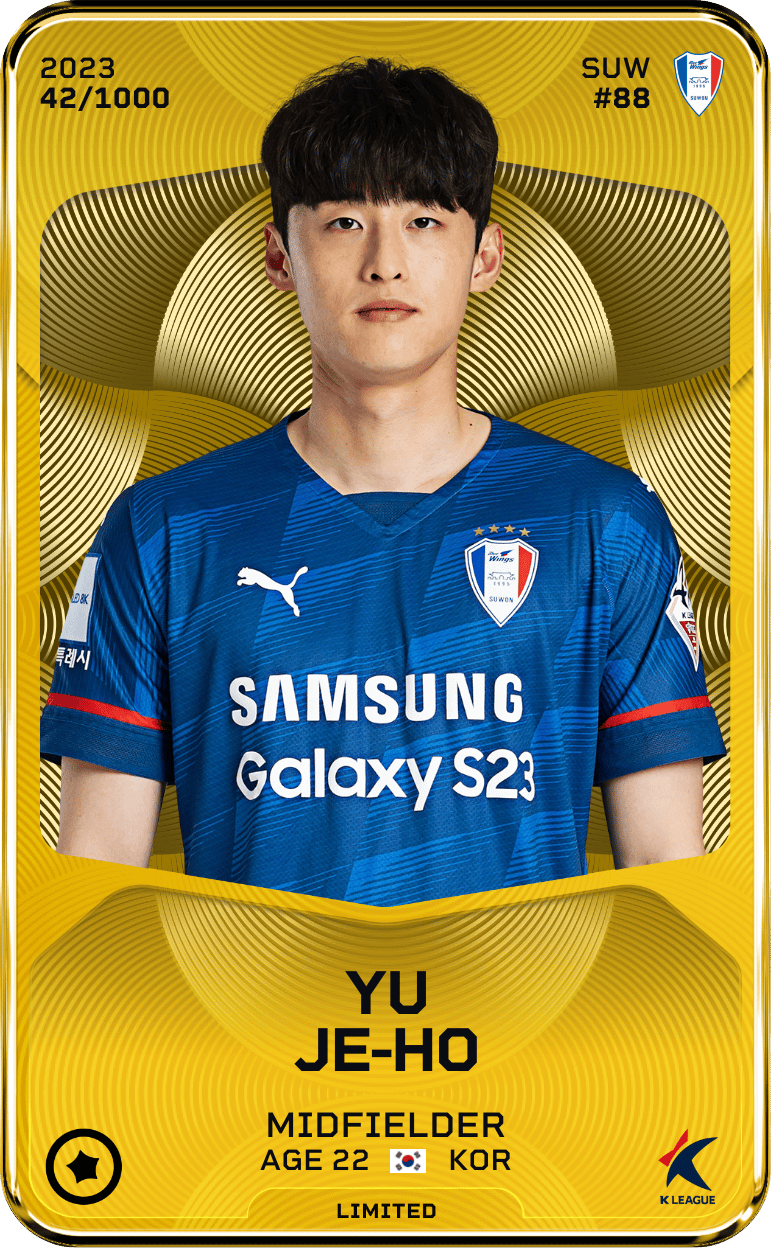 Yu Je-Ho 2023-24 • Limited 42/1000