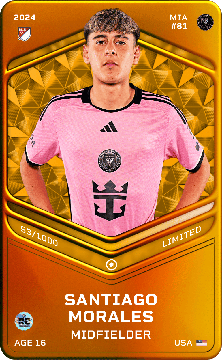 Santiago Morales 2024-25 • Limited 53/1000
