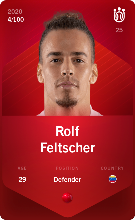 Sorare - Sorare Official - Rolf Feltscher 2020-21 • Rare 4/100 - NFT # 45056072755147503544738707935574812864007723182344091400886504591564882926679