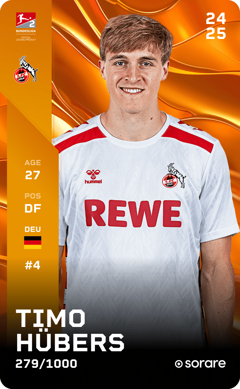 Timo Hübers 2024-25 • Limited 279/1000