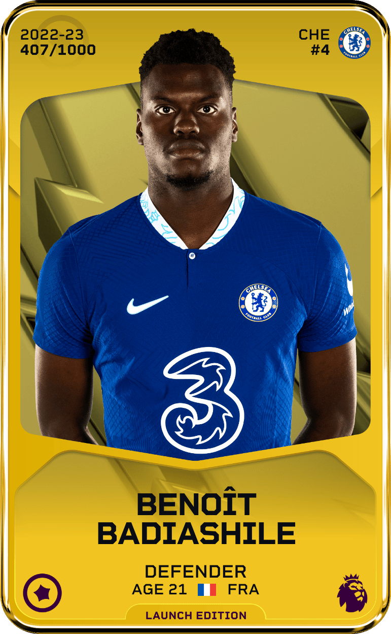 Benoît Badiashile 2022-23 • Limited 407/1000