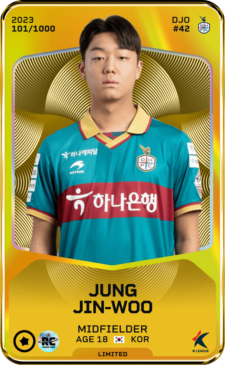 Jung Jin-Woo 2023-24 • Limited 101/1000