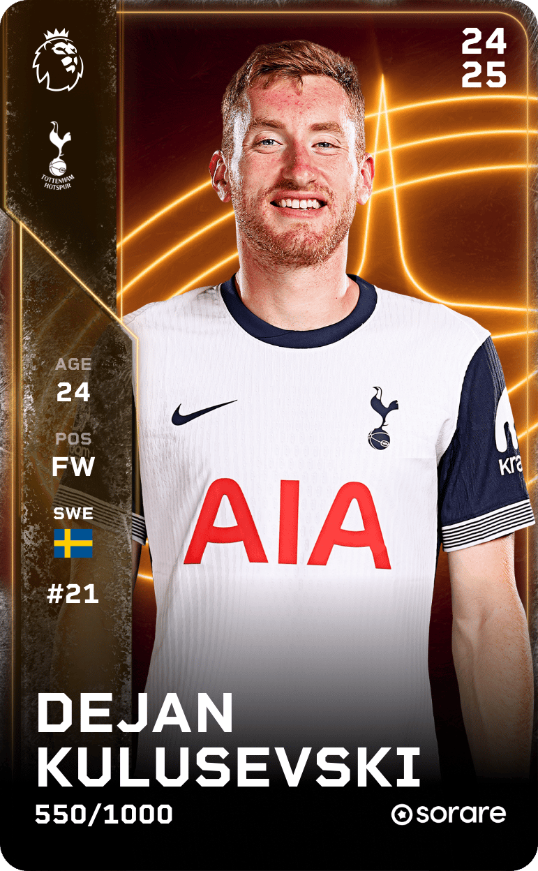 Dejan Kulusevski 2024-25 • Limited 550/1000